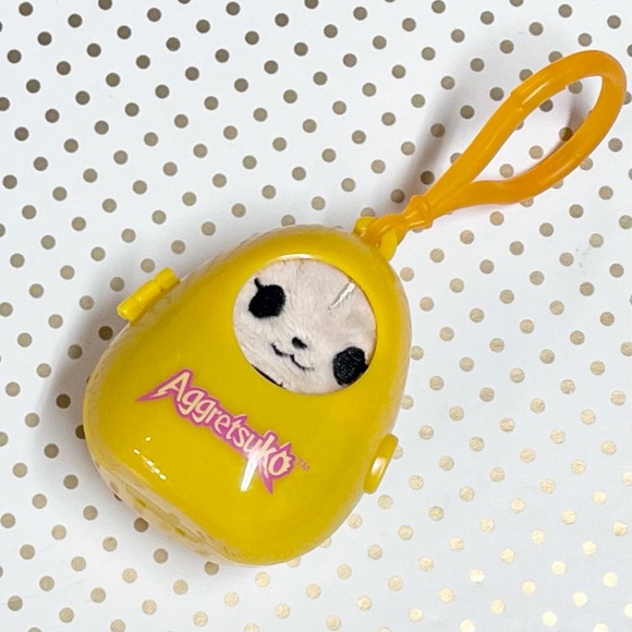 Kawaii Fenneko Beanie Keychain Sanrio Aggretsuko Keychain Blind Bag Purse Charm - Picture 3 of 6